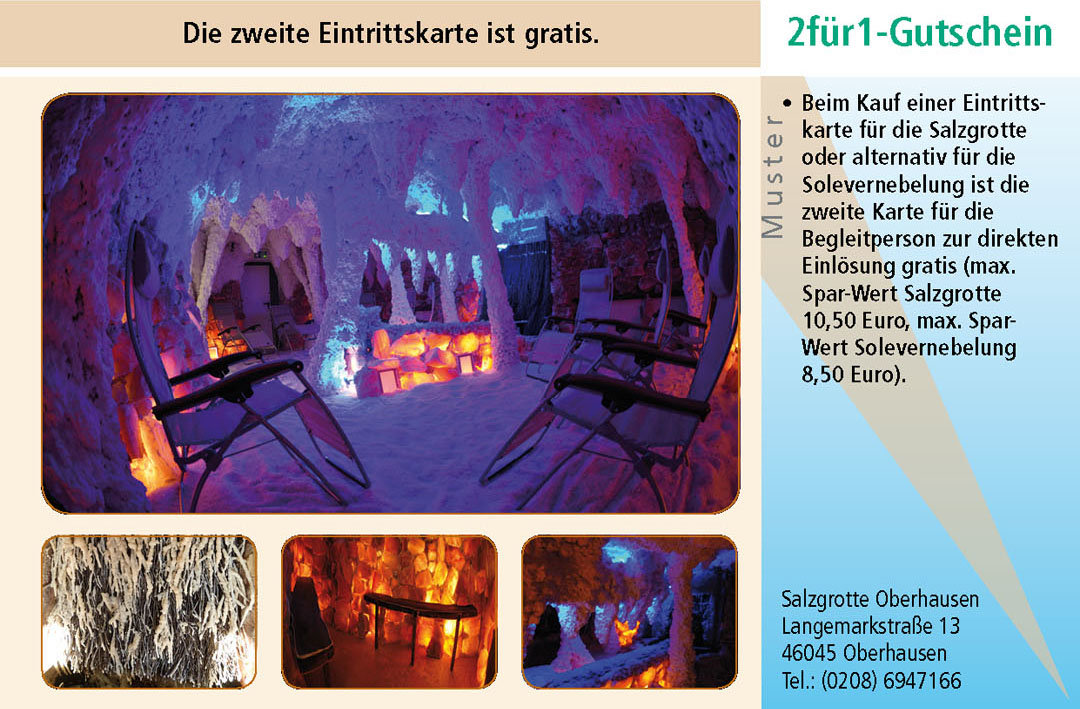 Gutschein Salzgrotte Oberhausen