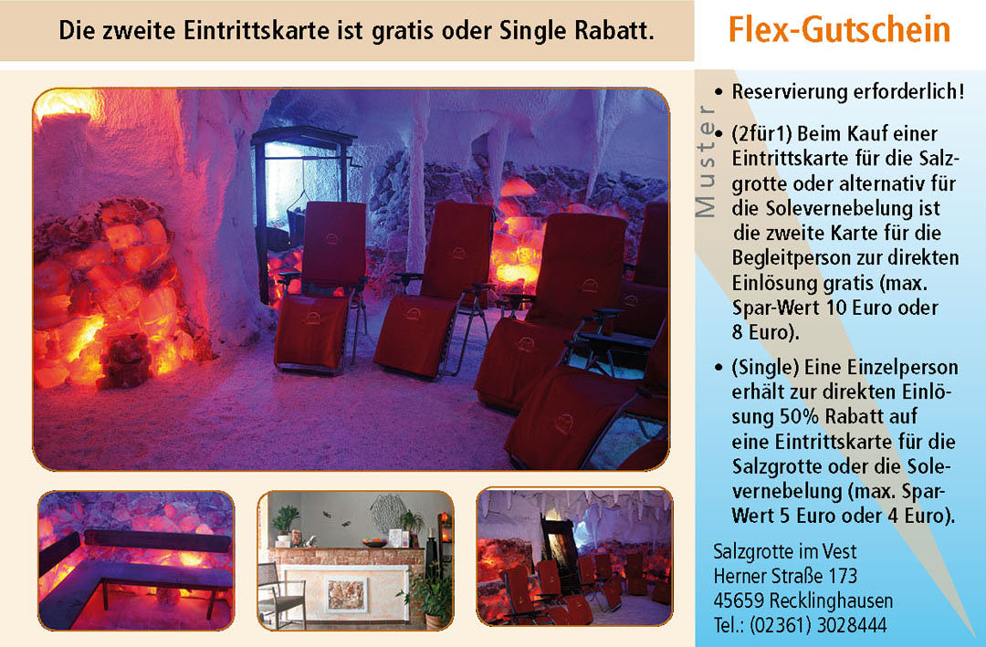 Gutschein Salzgrotte im Vest