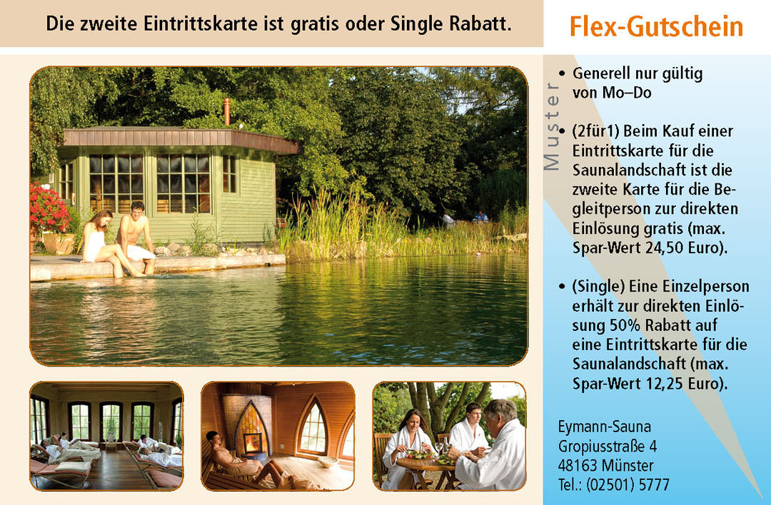 Eymann Sauna Gutschein Münster