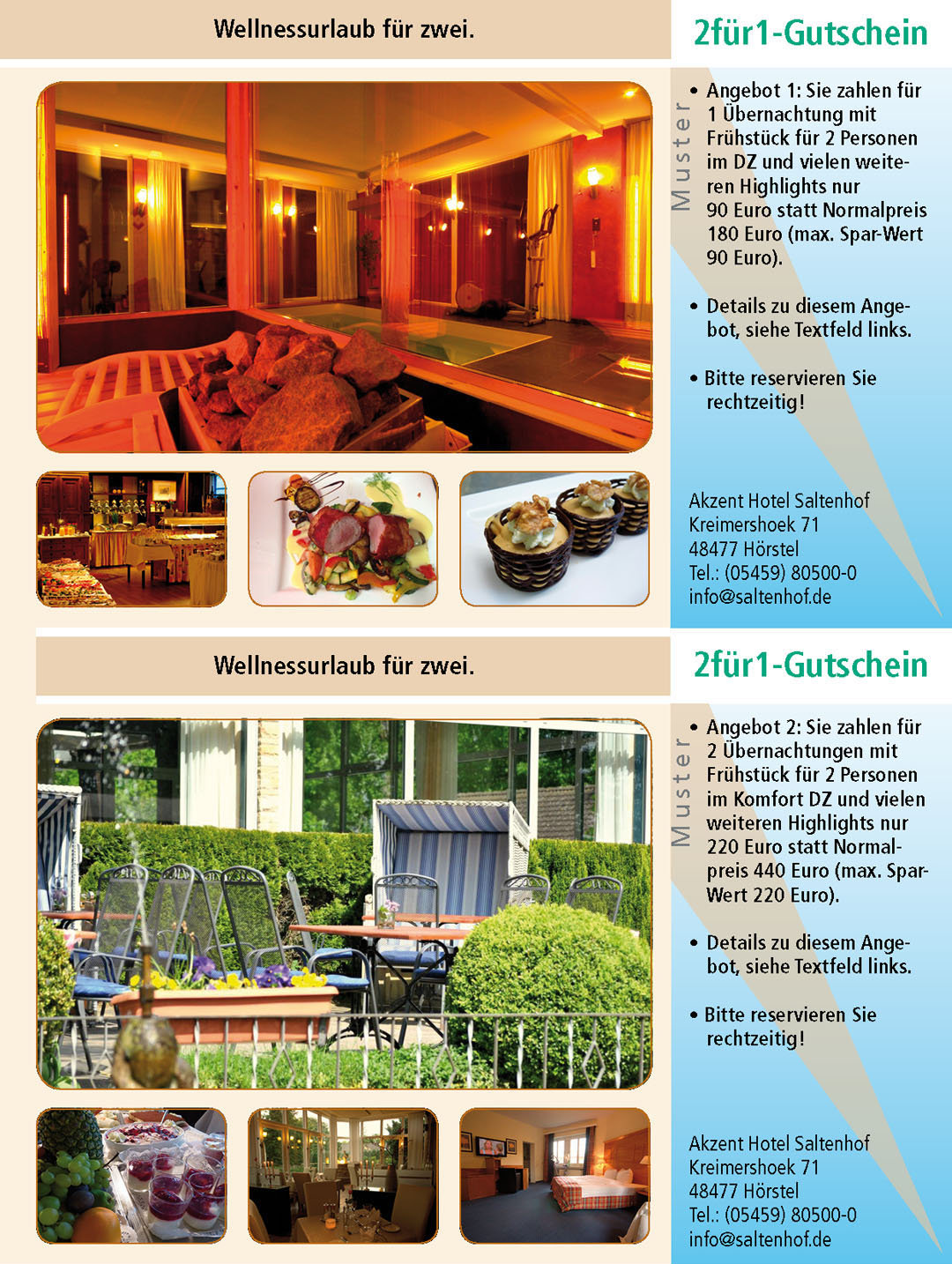 Sauna Wellness Urlaub in Hörstel