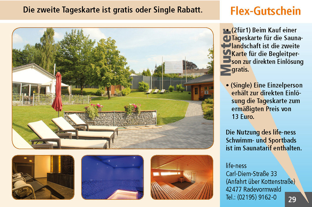 2 für 1 Gutschein-Ruhrgebiet-Sauna-life-ness-Radevormwald