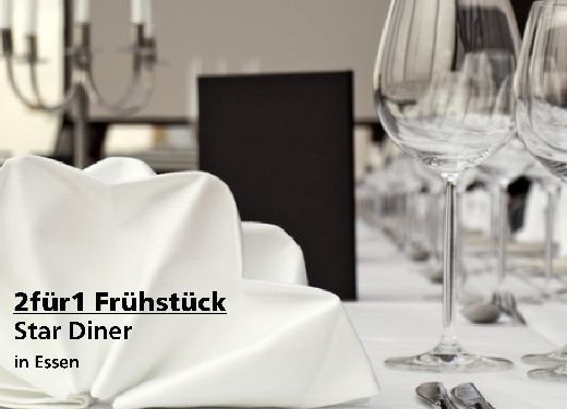 2für1 Gutschein Frühstück - STAR DINER in Essen