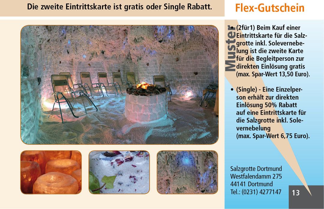 Gutschein Salzgrotte Dortmund Ruhrgebiet