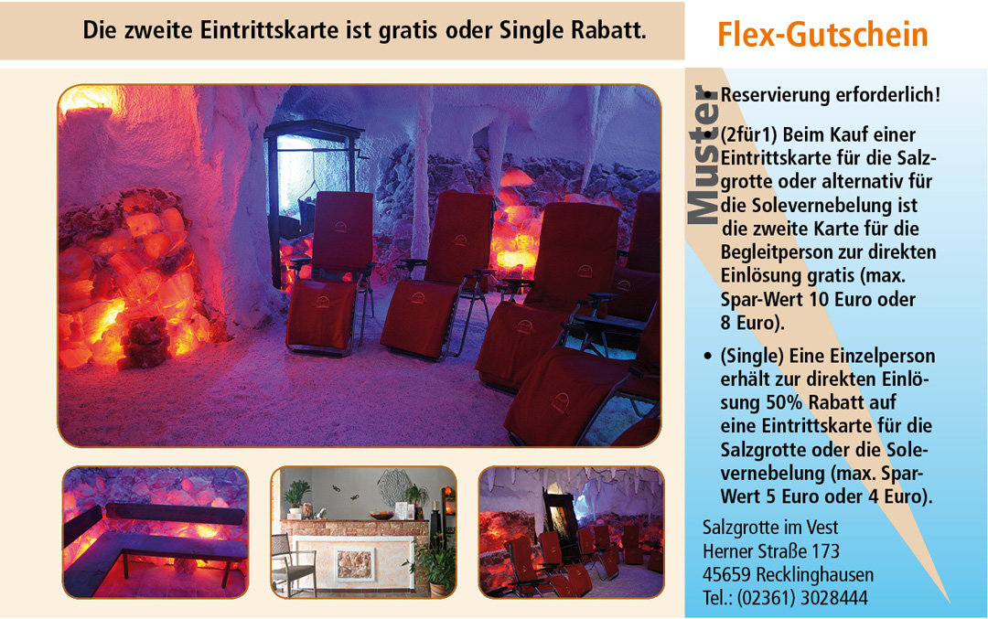 Gutschein Salzgrotte im Vest