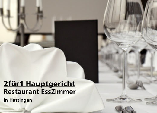 2für1 Hauptgericht - Restaurant EssZimmer in Hattingen