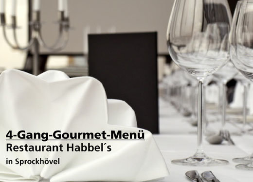 4 Gang-Gourmet-Menü -  Restaurant Habbel´s in Sprockhövel