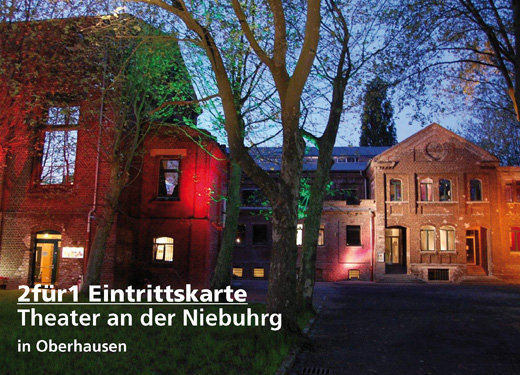 2für1 Gutschein - Theater an der Niebuhrg